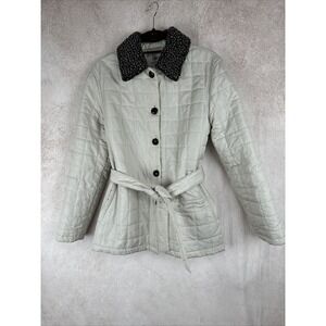 Complement Quilted Jacket Women's Small‎ Belted Weekend Pheasant Prairie Boho